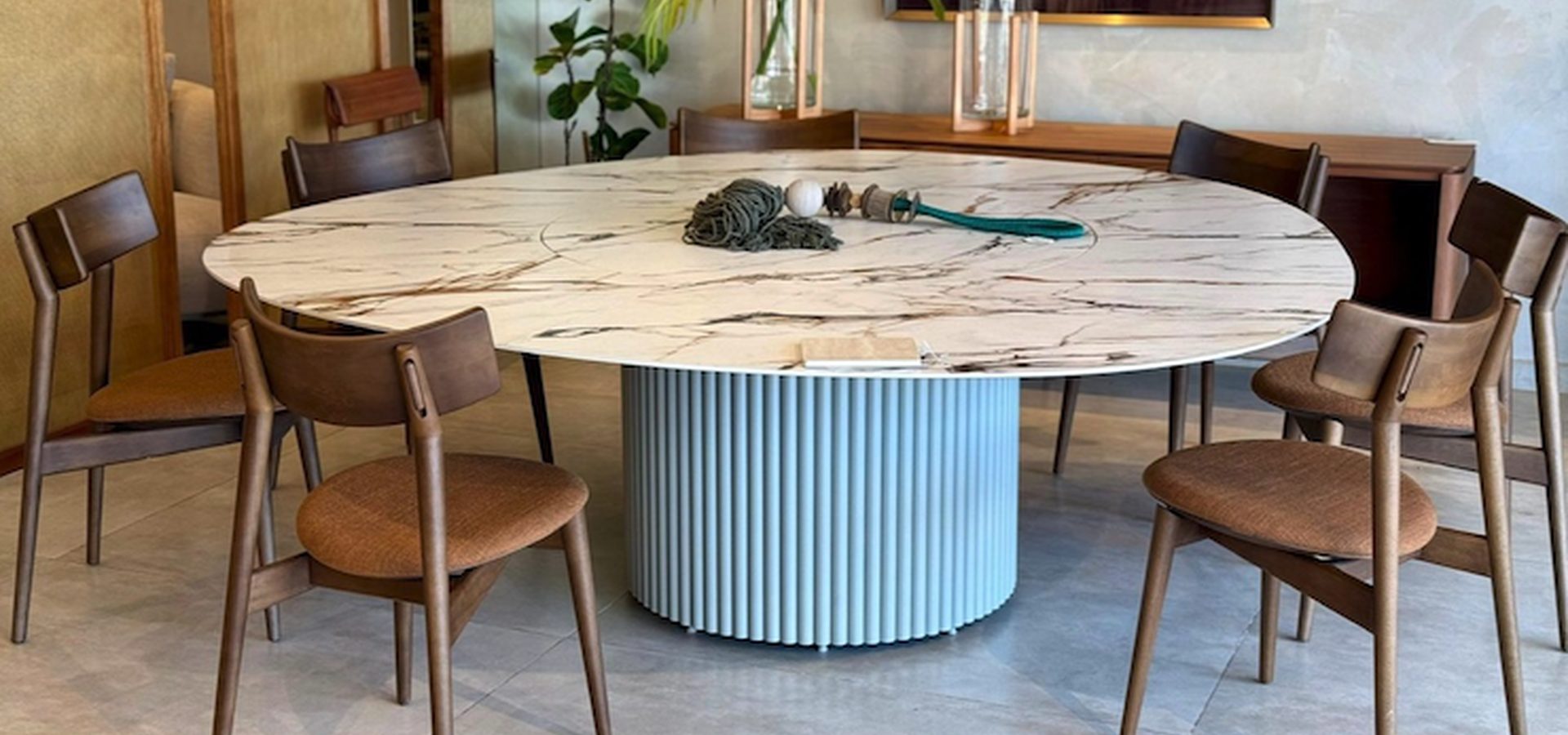 Ambiente de jantar com mesa Prime Bravus